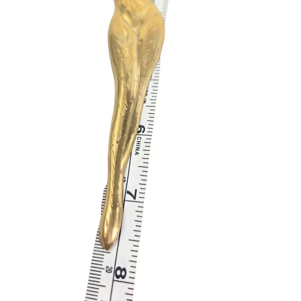 Vintage 50s Indian Ethnic Lady Brass Bottle Opener Nude Figure‎ Collectable
